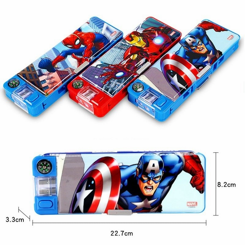 スパイダーマン キャプテンアメリカ アイアンマン ペンケース おしゃれ シンプル 大容量 筆箱01 通販 Lineポイント最大get Lineショッピング