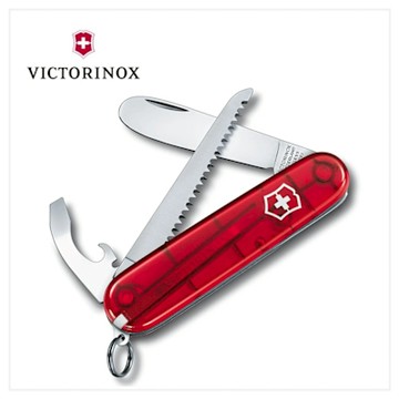 VICTORINOX 瑞士維氏 兒童刀 透紅/透藍 0.2373.T/0.2373.T2