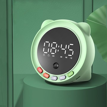 智能兒童鬧鐘學生用2020年新款電子時鐘鬧鈴床頭鐘起床神器