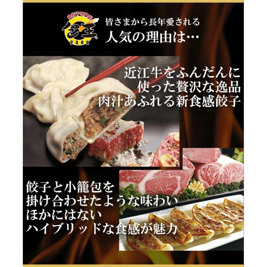 餃子 取り寄せ 肉大盛餃子 40g 20個 (10個×2P) 特大 牛とん包 paou 包王 冷凍便 同梱不可 指定日不可 産直