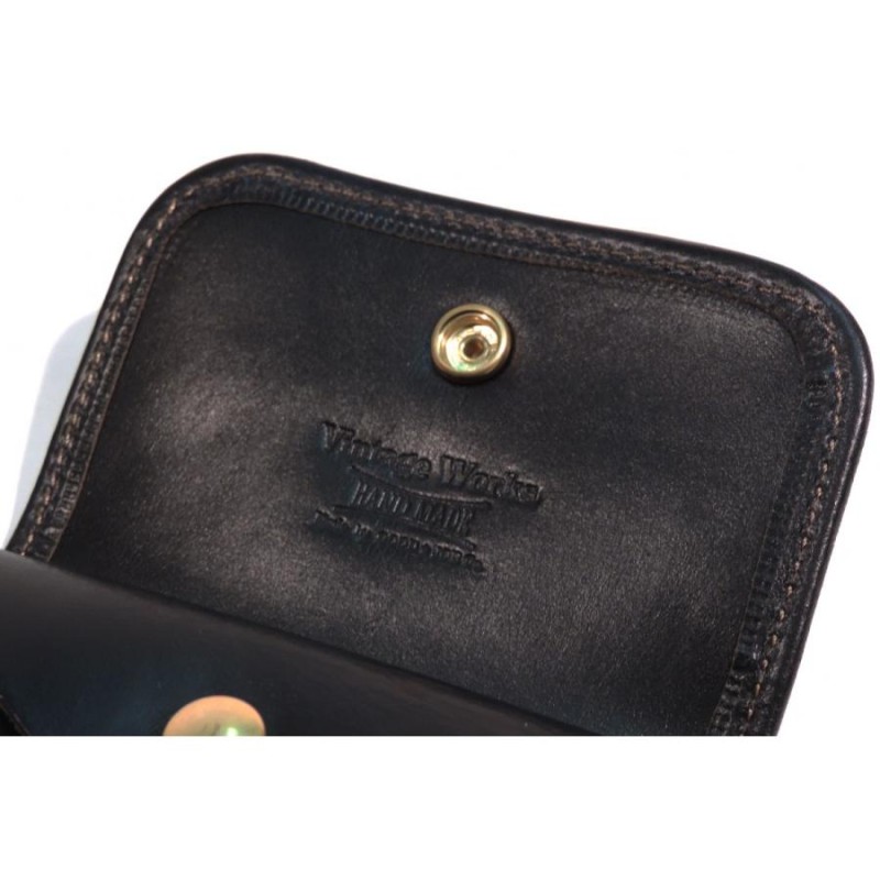 ビンテージワークス VWSW-9 ウォレット ショートウォレット 財布 二つ折り ブラック メンズ レディース VINTAGE WORKS  VWSW-9 LEATHER WALLET BLACK 送料無料 | LINEブランドカタログ