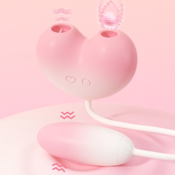 Zemalia 桃桃豚【舔舔 + 吸啜 + 震動】手機智能遙控 陰蒂吸啜器