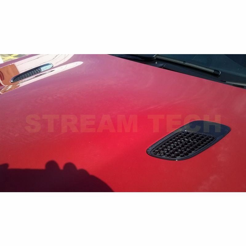 BMW E90 E92 E93 M3用 カーボン ボンネット ダクトカバー 2点セット  