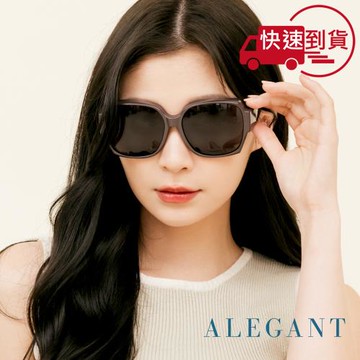 【ALEGANT】時尚葡茶紫舒適加大方框全罩式防滑彈力鏡腳寶麗來偏光墨鏡/外掛式UV400太陽眼鏡(包覆式/車用全罩式墨鏡)