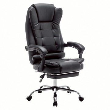 E-home Cozy科茲可調式置腳電腦椅 D-403-blk  黑色  69 x 69 x 115~123cm