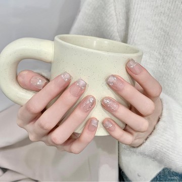 ✨Hannah✨【人魚】純手工穿戴甲小紅書珍珠法式貓眼手繪美甲穿戴式指甲貼片美甲師藝禾 0D2O