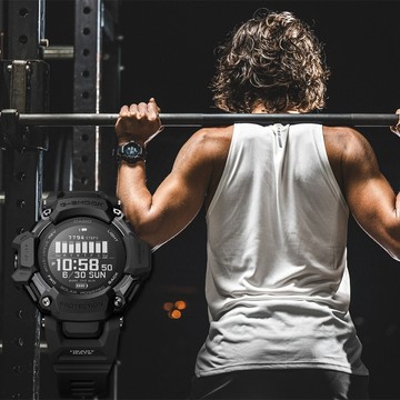 CASIO G-SHOCK 太陽能GPS運動訓練心率錶/GBD-H2000-1B