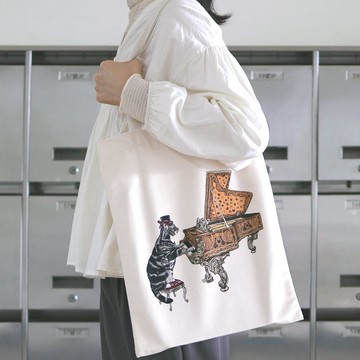 MD X chillchillcats 俏肖貓 插畫家 手提袋