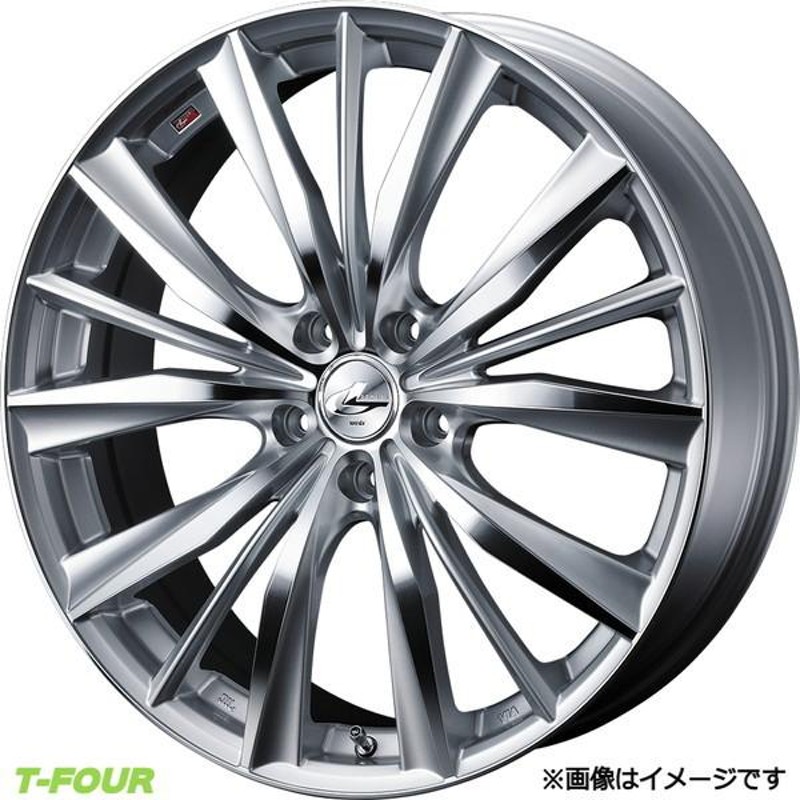 ウェッズ レオニス VX アルミホイール4本 1台分(17×7J 5-114 INSET42