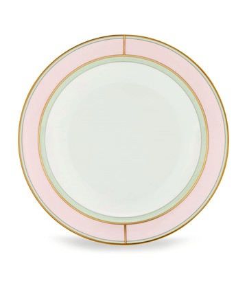 Ginori 1735 Porcelain Colonna Diva Rosa Soup Plate