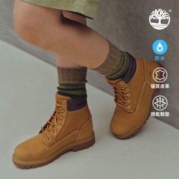 Timberland官方旗艦 女款小麥色休閒防水6吋靴|A41PG754