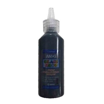 AMOS 阿摩斯 韓國原裝 22ML  單罐 玻璃 彩繪膠 黑色  / 瓶 GD22-BLACK