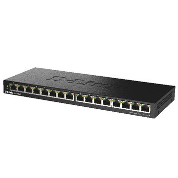 D-Link 友訊 DGS-1016S 16埠 Gigabit 桌上型無網管交換器