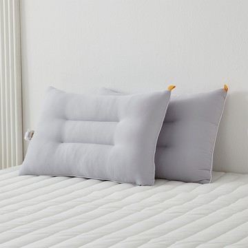 amiens 可水洗低款護頸枕  70 x 50 x 10cm  灰色  2個