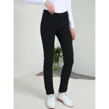 高爾夫長褲女士春秋厚適中運動速干彈力golf服裝修身顯瘦舒適球褲