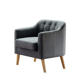 【RICHOME】可麗雅單人布沙發藍色