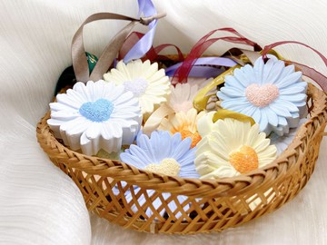 【擴香石禮盒】情人節限定 愛心雛菊擴香掛飾