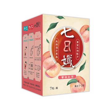 家家生醫七日孅蜜桃紅茶輕盈限定版