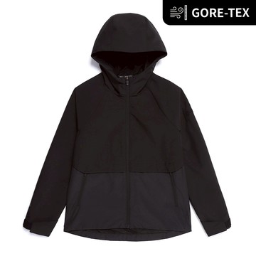 【防潑水】女裝 ATLAS WINDSTOPPER BY GORE-TEX LABS 2L 連帽外套 - 黑色