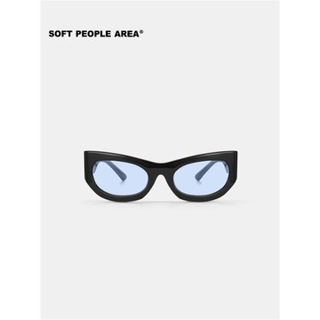 SOFT PEOPLE AREA—LOLA（墨鏡）橢圓形鏡腿配飾板材太陽鏡