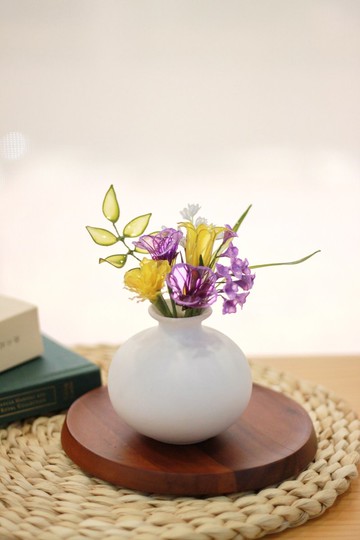 桔梗 洋桔梗 / 樹酯水晶花束 花藝擺飾
