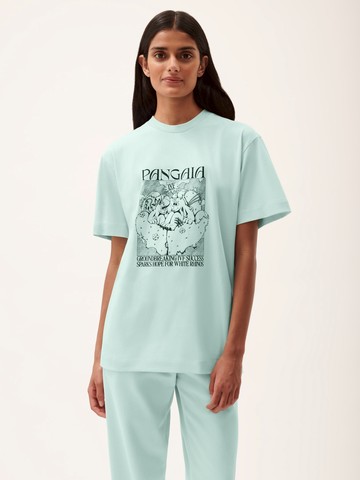 PANGAIA - White Rhino Hope T-Shirt - reflect blue - L L