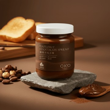 【OKO】榛果巧克力醬 (240g) / 純素 / 無棕櫚油/台灣可可脂