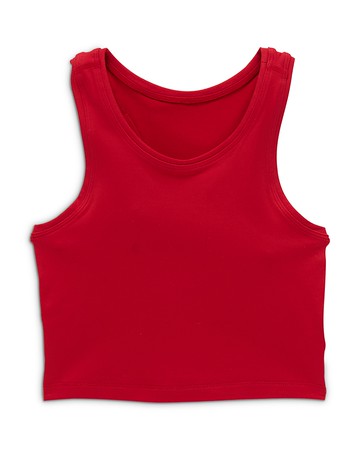 Terez Girls' Fitted Racerback Cropped Top - Little Kid, Big Kid