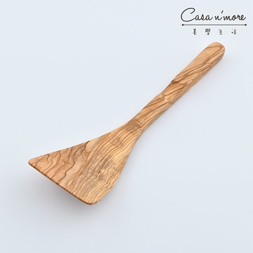 丹麥 Scanwood 橄欖寬木鏟 寬面鏟 長鍋鏟 27cm【$299超取免運】