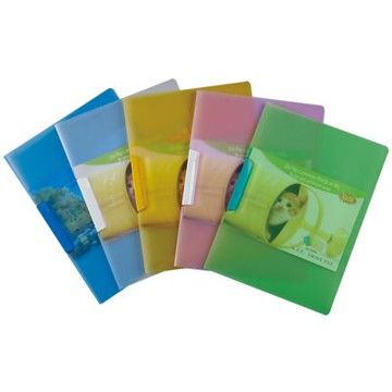 新德牌 16-406 柔彩簡易夾 (PP材質) (A4)【APP滿額下單10%點數(單一帳號最高5000點)】1/31止