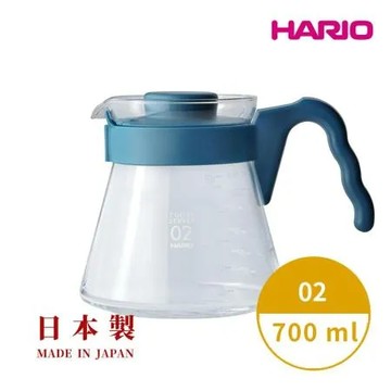 HARIO V60好握02吳須色咖啡壺700ml VCS-02-PBU