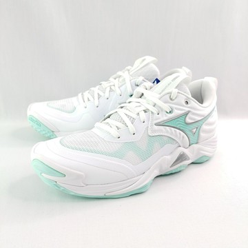 Mizuno V1GC251245 Wave Momentum ELITE 女排球鞋 白x淡碧綠