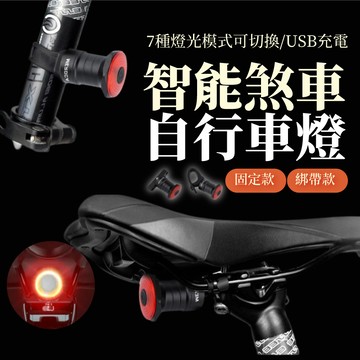 自動感應 煞車尾燈 自行車尾燈 鋁合金 單車尾燈 腳踏車尾燈 感應式尾燈 單車 自行車【AAA6866】