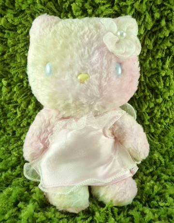 【震撼精品百貨】Hello Kitty 凱蒂貓 KITTY絨毛娃娃-炫彩毛造型 震撼日式精品百貨