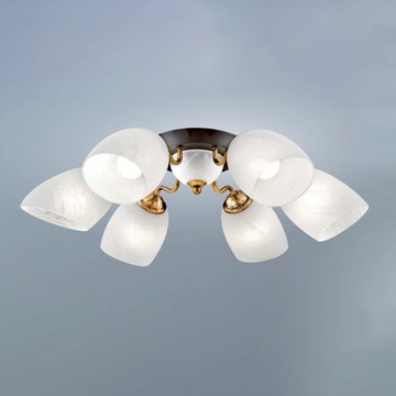 E27鄉村風半吸頂六燈 B61-13-63685