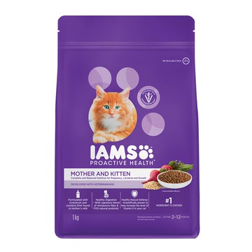 IAMS 愛慕思 健康優活 幼貓與懷孕母貓營養配方乾糧 1KG  1袋