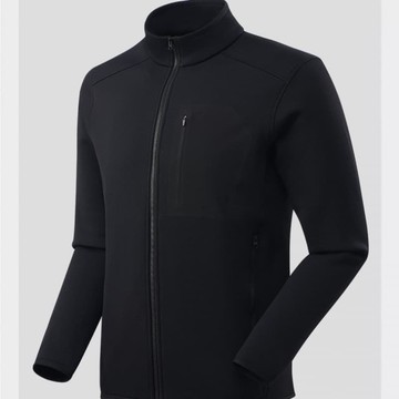 （爆款熱賣）（國際精品）【免運】秋冬新款抓絨衣男 搖粒絨加絨保暖衣開衫歪討純色大碼歪討