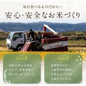 ふるさと納税 定期便 令和5年産 あきたこまち 精米 10kg（5kg×2袋）6ヶ月連続発送（合計 60kg）秋田県 男鹿市 秋田県男鹿市