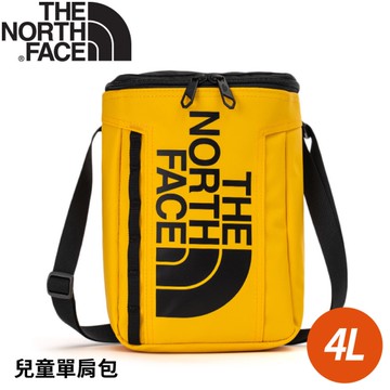 【The North Fac 兒童單肩背提包4L《黃》】52T9/側背包/斜背包/兒童背包