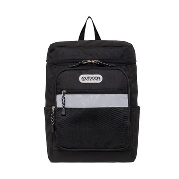 【OUTDOOR】風格前線方型後背包-黑色 OD153338BK