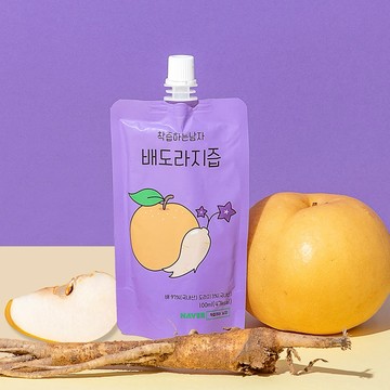 【韓國榨汁達人】NFC水梨/桔梗汁 (吸嘴裝)