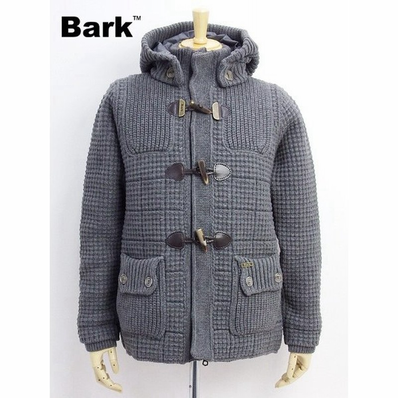 バーク Bark メンズ ニット ダッフル コート グレー 62b8010 251 Grey 通販 Lineポイント最大0 5 Get Lineショッピング