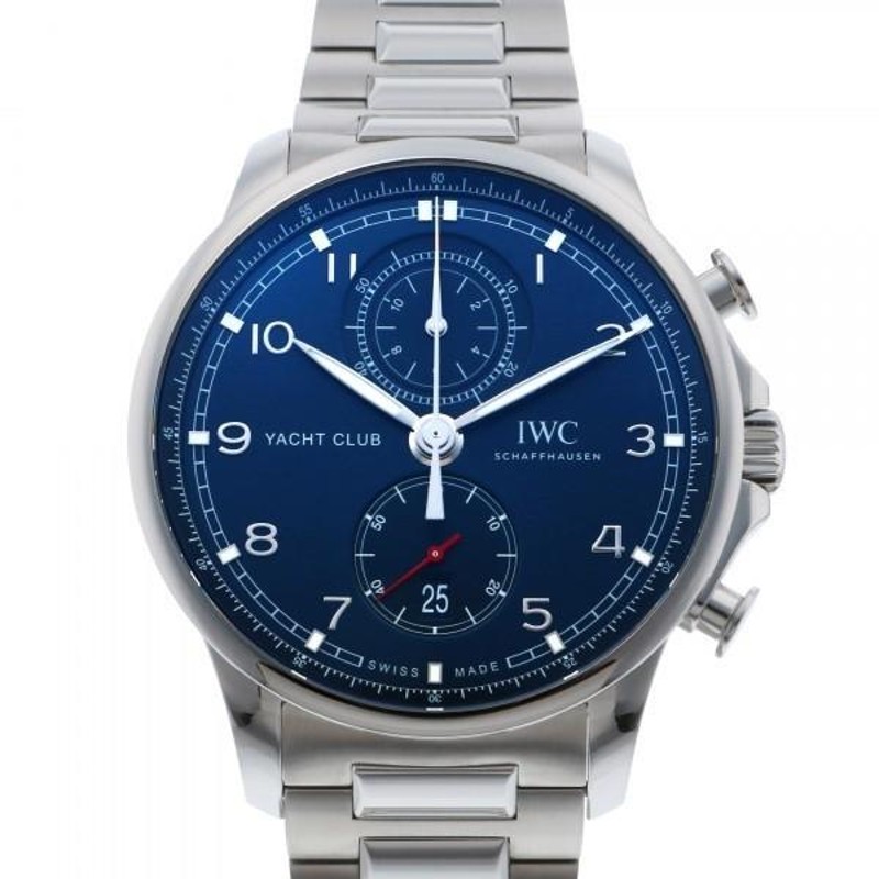 IWC ポルトギーゼ ヨットクラブ クロノグラフ IW390701 ブルー文字盤 新品 腕時計 メンズ | LINEブランドカタログ