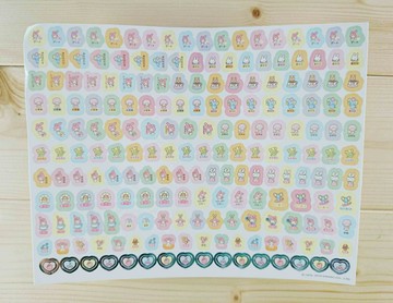 【震撼精品百貨】My Melody 美樂蒂 貼紙-行事曆重要節慶-心形 震撼日式精品百貨