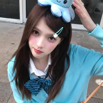 川島私立原創正版日系JK制服基礎款秋冬藍色開衫毛衣裙子套裝女