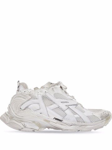 Balenciaga - Runner low-top sneakers - women - Polyester/Polyurethane/Rubber/Fabric - 41 - White