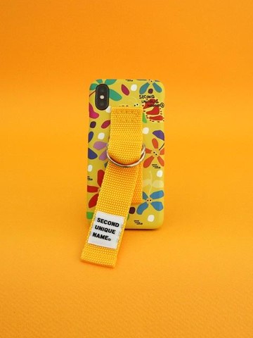 Sun Case Graphic Flower Yellow Yellow- Belt