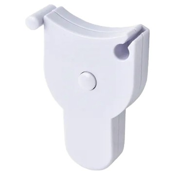 不求人自動回彈測量三圍便攜捲尺  5.5 x 9cm  白色  1個