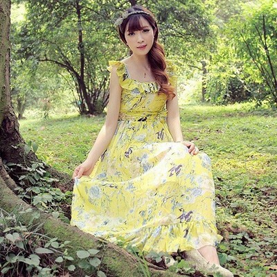 シフォンマキシ丈ワンピースの通販 11 066件の検索結果 Lineショッピング