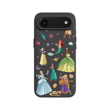 iPhone Air SolidX 黑 - 迪士尼-公主系列 Disney Princess - 迪士尼公主 - 貼紙風格